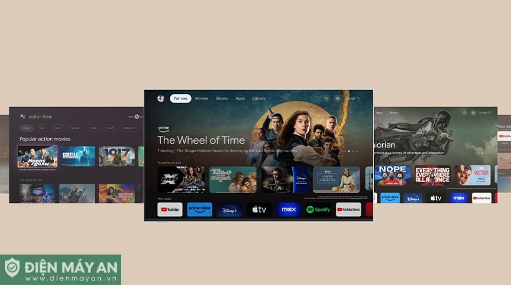 Google Tivi Coocaa 4K 55 inch 55LN7000G